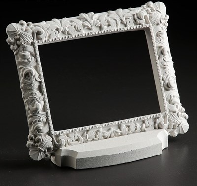 РАМКА "ОРХИДЕЯ" на подставке,  белый цвет 1601