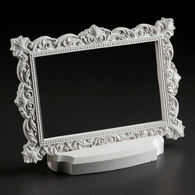 РАМКА "ВЕНЕЦИЯ" с подставкой, белый цвет 1606