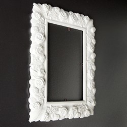 Рамка "Роза", белая 1215