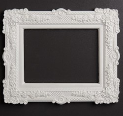 Рамка "БАТИСТ", белая 1218