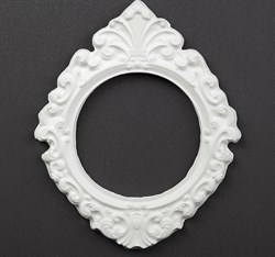 Рамка "Роуз", белая 1222