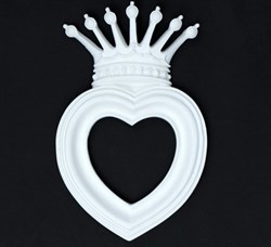 Рамка " Королевская ", белая 1209