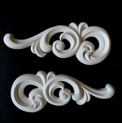 Декоративный элемент " Вензель № 12 (зеркальный)" 1520