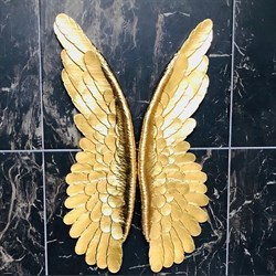 ПАННО "КРЫЛЬЯ" в золотом цвете 2552