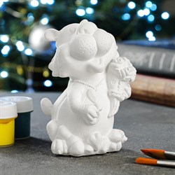 Статуэтка "Тигр с букетом" 10319