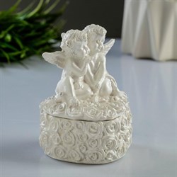 Шкатулка для мелочей "Ангел" перламутровая 983