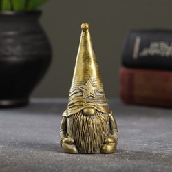 Фигура "Гномик" цвет латунь 9203