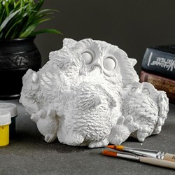 СТАТУЭТКА СЕМЕЙСТВО СОВ 16678