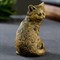 Статуэтка   "Кошечка" состаренное золото 937