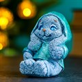 Фигура "Зайка в пижаме" серо-голубой 92 453