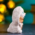 Фигура "Зайка в шарфе" бежевый 92 443