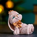 Фигура "Кролик с бантом" бежевый 92 479