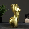Ваза "Женский торс" золото 92182