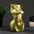 Ваза "Женский торс" золото 92182