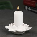 Подсвечник "Лотос новый" перламутр 92122
