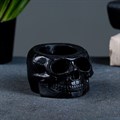 Подсвечник "Череп муэрто" черный 92162