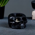 Подсвечник "Череп муэрто" черный 92162