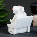 Статуэтка "Ангел на скамейке" перламутр 92190