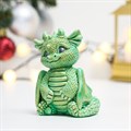 Фигура "Дракон Василиск" зеленая с золотым 92 934